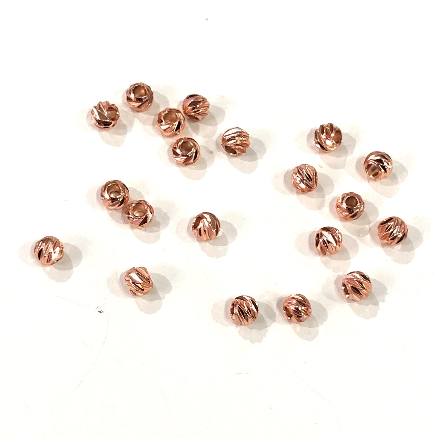 Rose Gold Plated Dorica 3mm