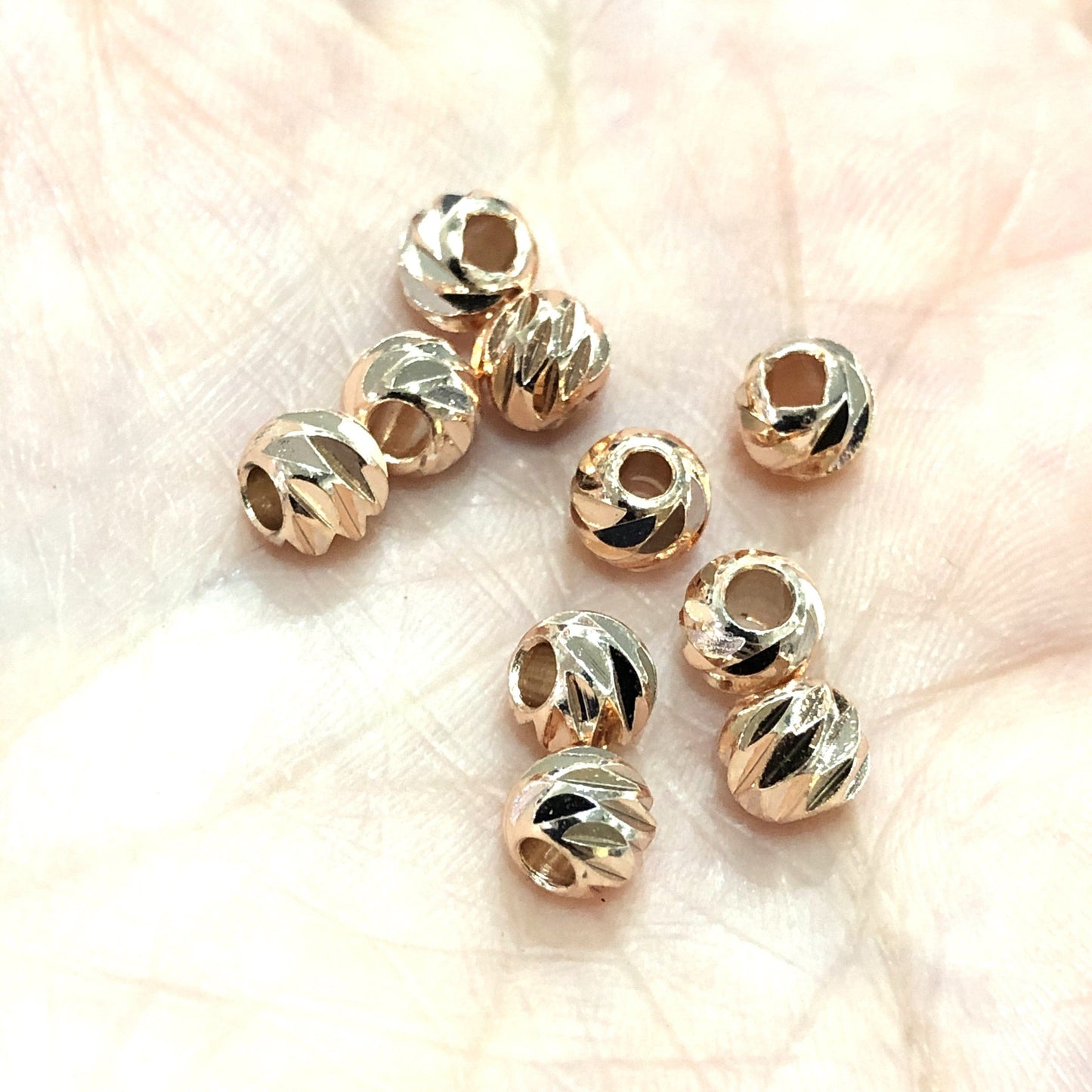 Rose Gold Plated Dorica 3mm