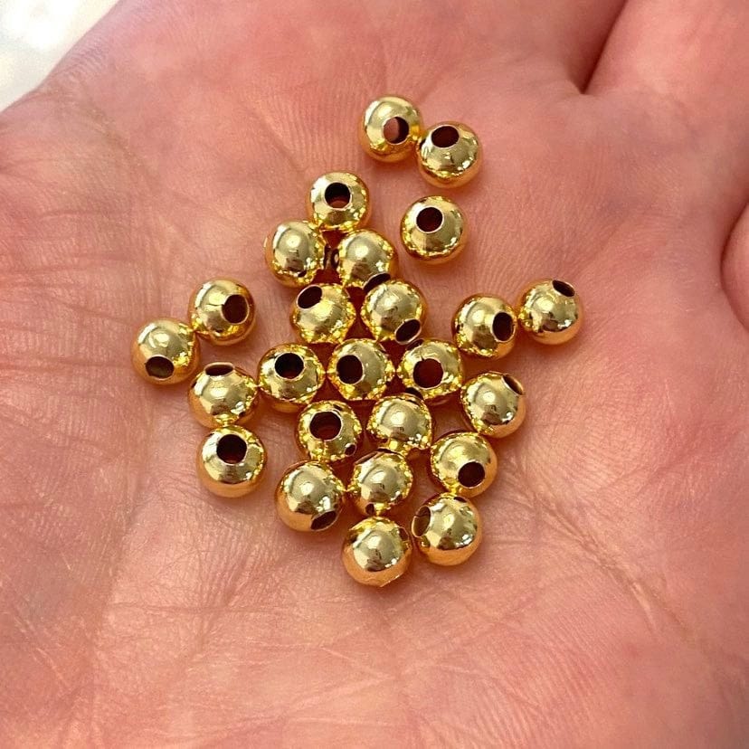 Gold Plated Ball Spacer 5mm