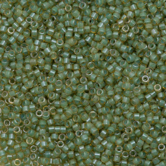 Miyuki Beads, Miyuki Delica 11/0 DB2052 Luminous Asparagus Green
