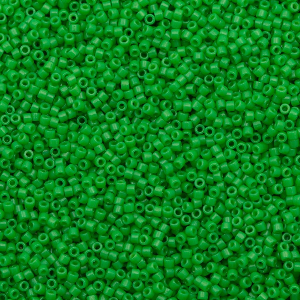 Miyuki Boncuk, Miyuki Delica 11/0 DB2126 Duracoat Opaque Fiji Green