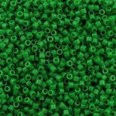 Miyuki Beads, Miyuki Delica 11/0 DB0655 Dyed Opaque Kelly