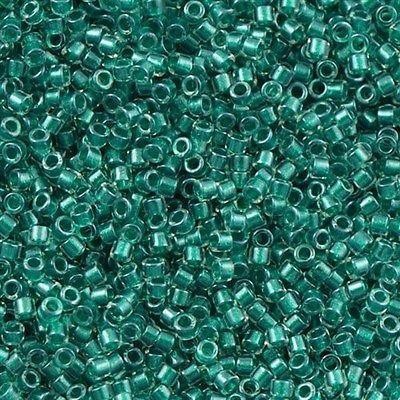 Miyuki Beads, Miyuki Delica 11/0 DB0918 Funkelnder blaugrüner Kristall