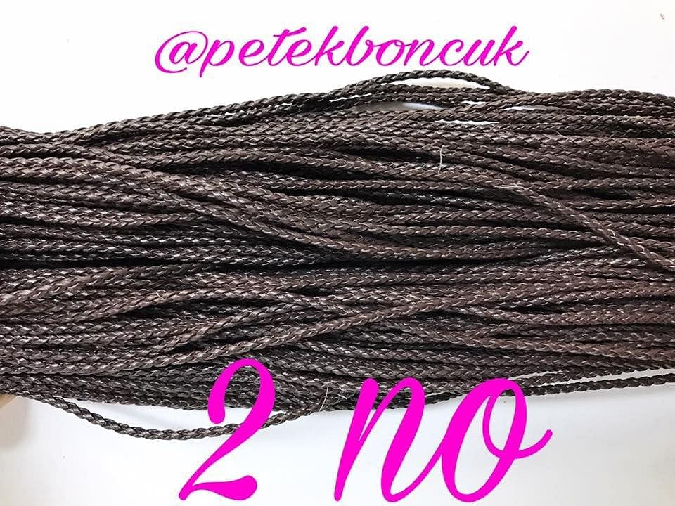 Round Artificial Knitted Leather-2.5mm-2