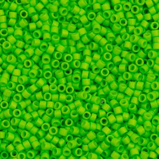Miyuki Beads, Miyuki Delica 11/0 DB2121 Opaque Kiwi Green
