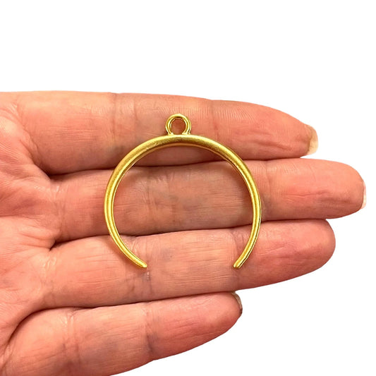 Mat Altın Kaplama Kolye Ucu -001