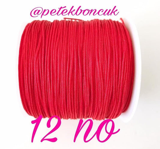 Parachute Rope-0.8mm-12 Red