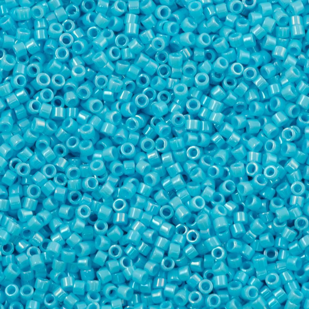 Miyuki Beads, Miyuki Delica 11/0 DB0215 Opaque Sky Blue Luster