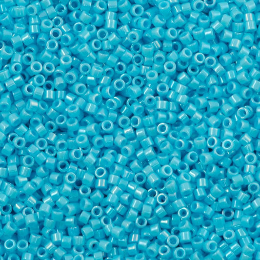 Miyuki Beads, Miyuki Delica 11/0 DB0215 Opaque Sky Blue Luster