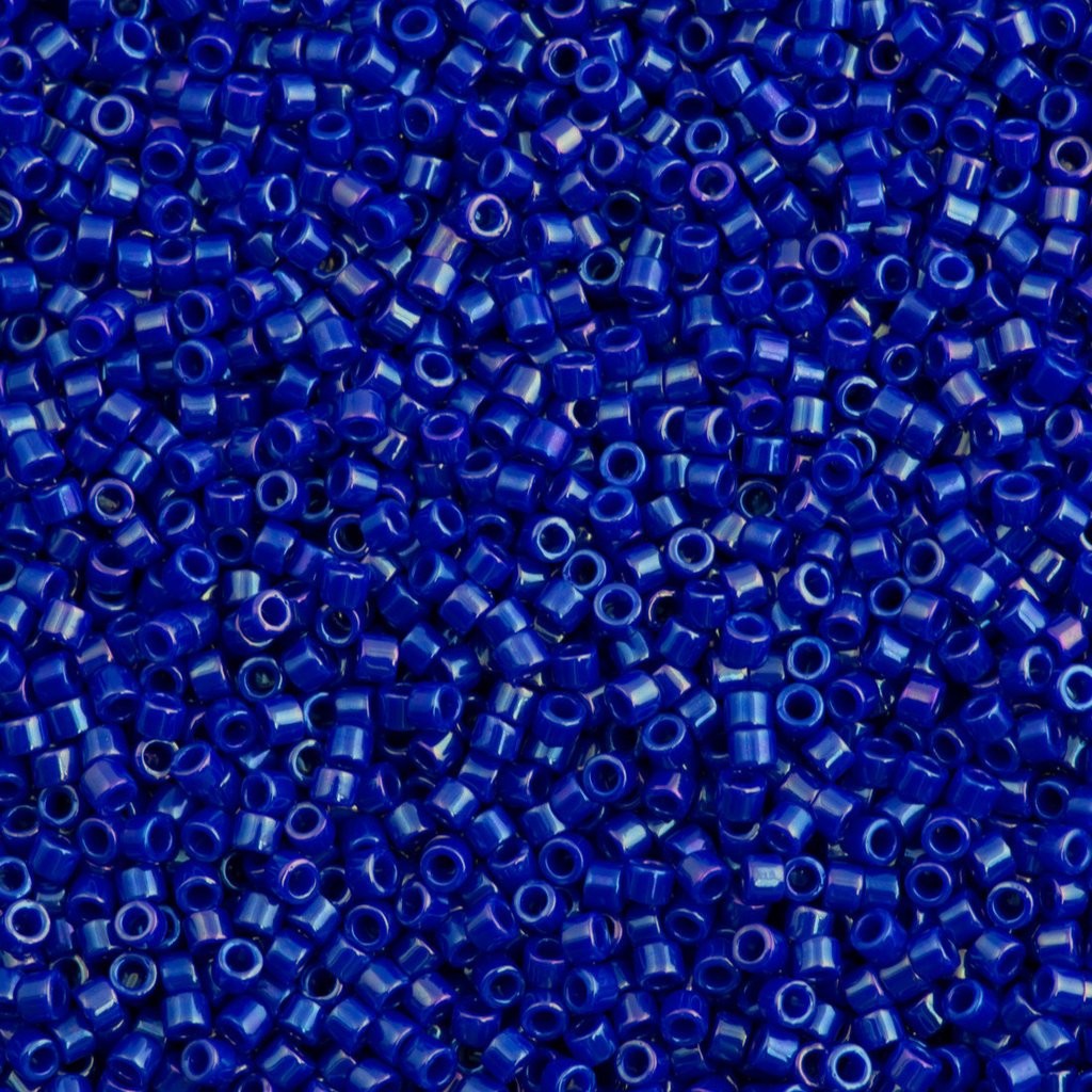 Miyuki Beads, Miyuki Delica 11/0 DB0216 Opaque Cobalt AB