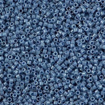 Miyuki Beads, Miyuki Delica 11/0 DB0266 Opaque Denim Blue Luster