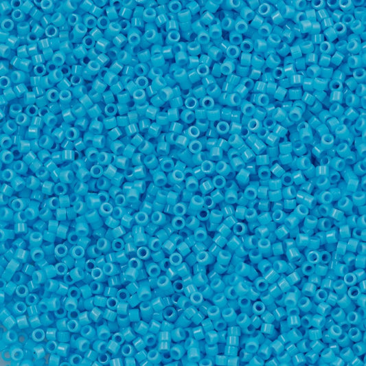 Miyuki Beads, Miyuki Delica 11/0 DB0725 Opaque Lt. blau