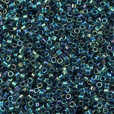 Miyuki Boncuk, Miyuki Delica 11/0 DB0085 Lined Blue/Blue AB