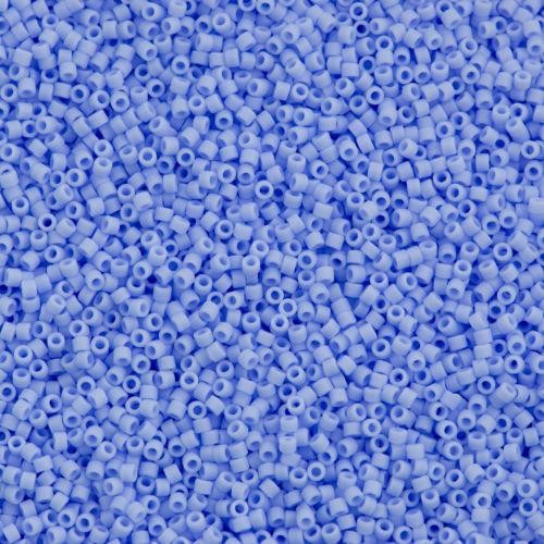 Miyuki Beads, Miyuki Delica 11/0 DB1587 Matted Opaque Agate Blue