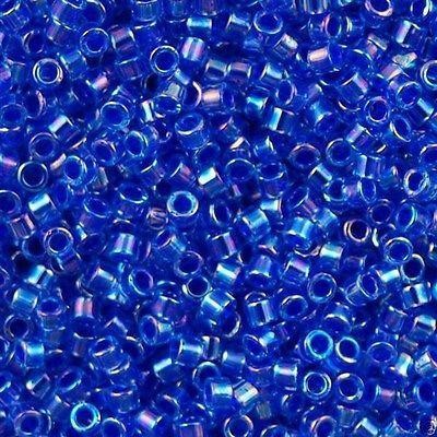 Miyuki Beads, Miyuki Delica 11/0 DB0063 Lined Blue Violet AB