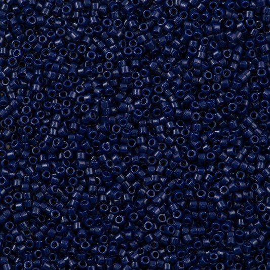 Miyuki Beads, Miyuki Delica 11/0 DB2144 Matted Opaque Dyed Cobalt