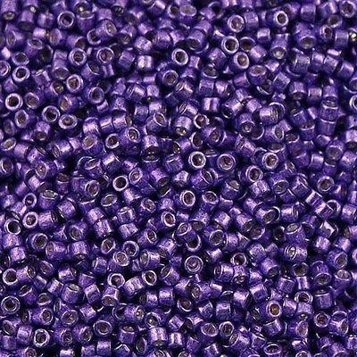 Miyuki Beads, Miyuki Delica 11/0 DB0430 Galvanized Dark Lilac