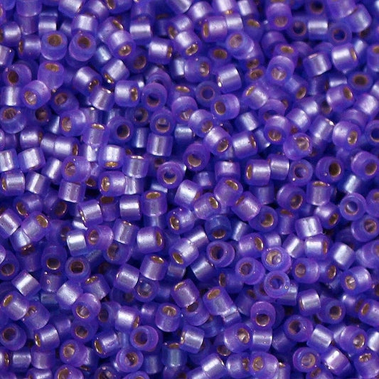 Miyuki Beads, Miyuki Delica 11/0 DB0694 S/L Purple Matted Dyed