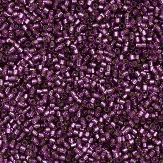 Miyuki Beads, Miyuki Delica 11/0 DB2169 Duracoat S/L Dyed Lilac