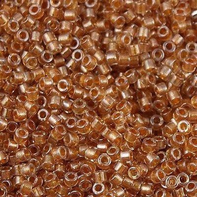 Miyuki Beads, Miyuki Delica 11/0 DB0901 Funkelnder goldgefütterter Kristall