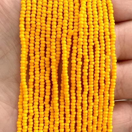 Preciosa Array Sand Beads 11/0 - 93110 Opaque Orange