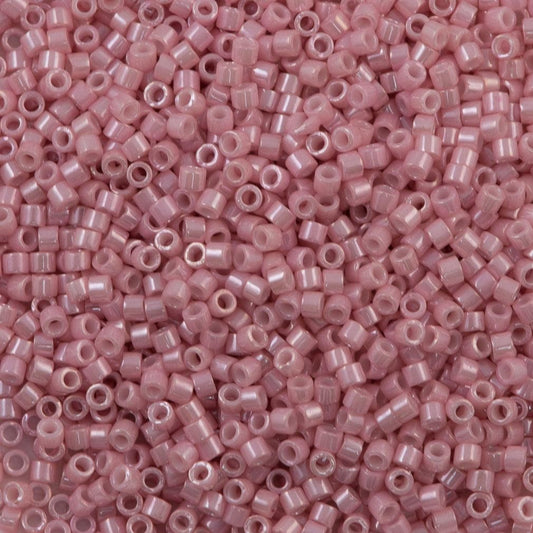 Miyuki Beads, Miyuki Delica 11/0 DB1907 Opaque Rosewater Luster