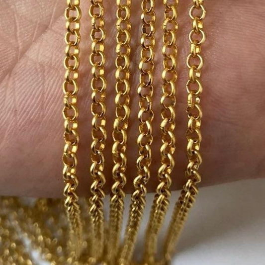 Gold Plated 2.5mm Doc Chain