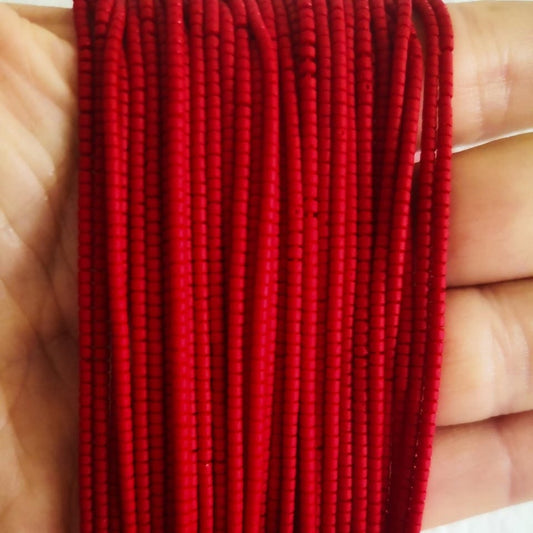 Afghan Beads -14 Red