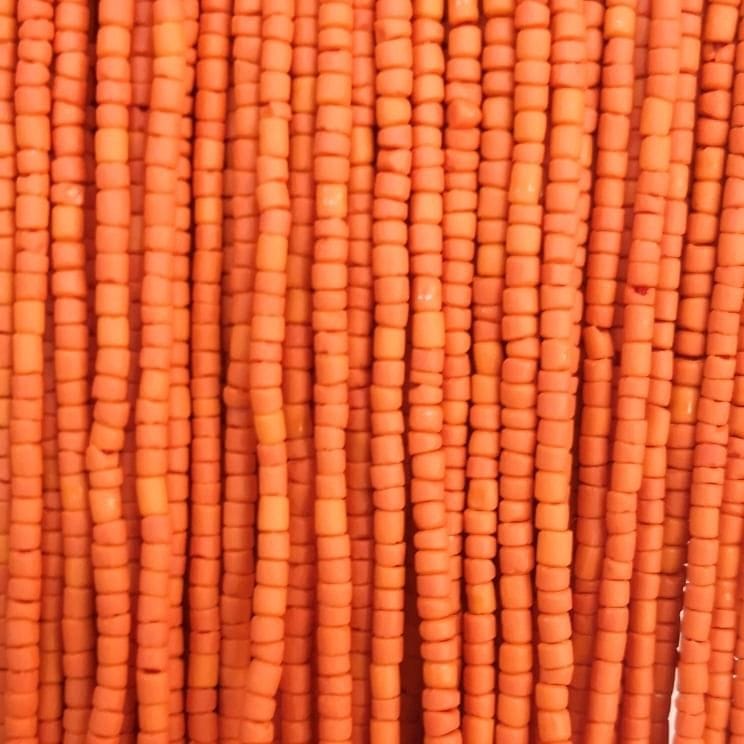 Afghan Beads -21 Orange