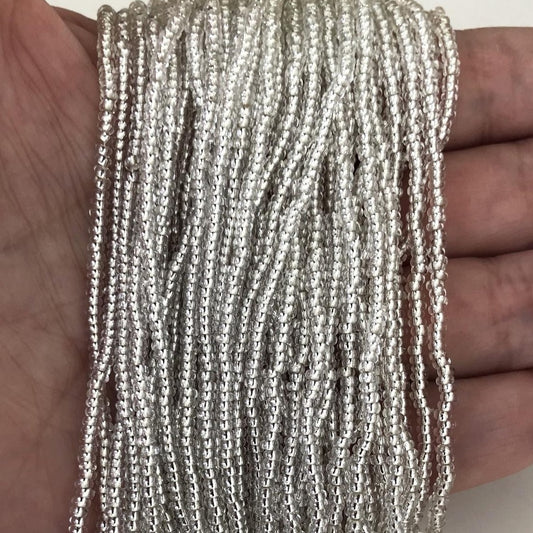 Sand Beads, PRECIOSA-78102- Crystal Silver 