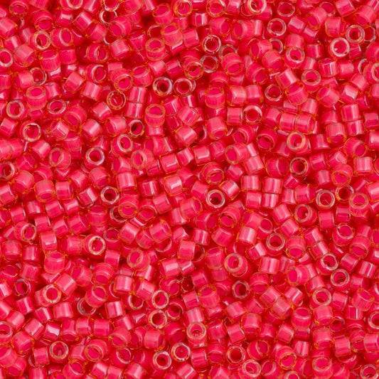 Miyuki Beads, Miyuki Delica 11/0 DB2051 Luminous Poppy Red