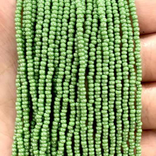 Preciosa Dizi Sand Beads 11/0 -58230-Porcelain Green 