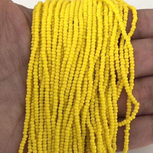 Preciosa Dizi Sand Beads 11/0 -83110-Opaque Lemon Yellow 