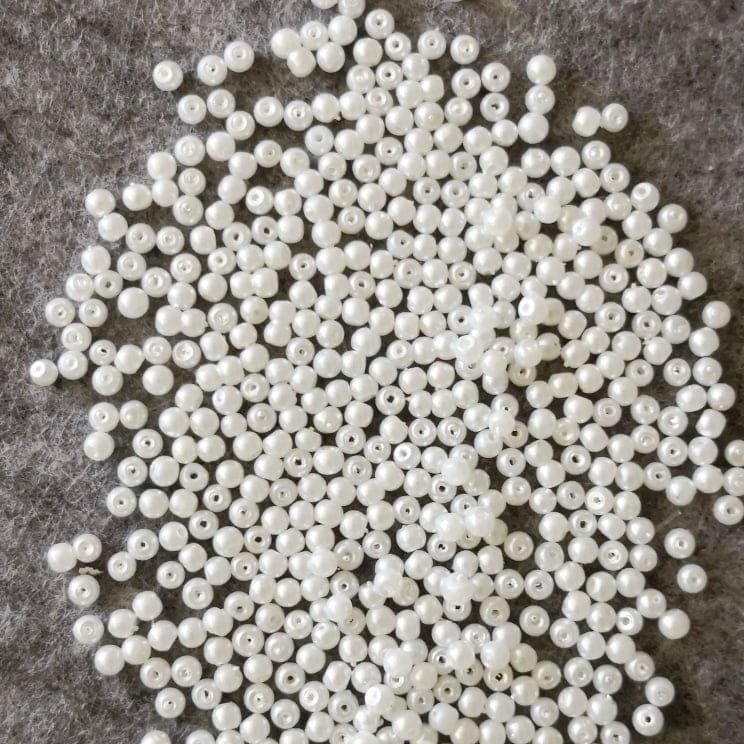 Glass Pearl 3 mm White