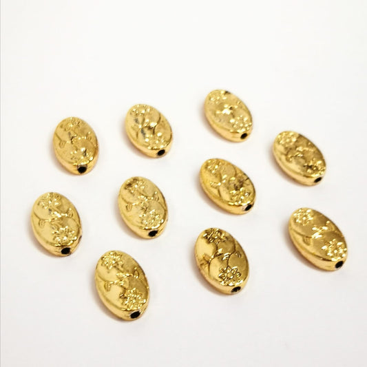 Gold Plated 8x13mm Spacer 2