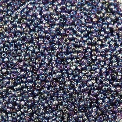 Miyuki Beads, MiyukiRoundBeads 8/0-1024 Silber gefütterter Amethyst AB