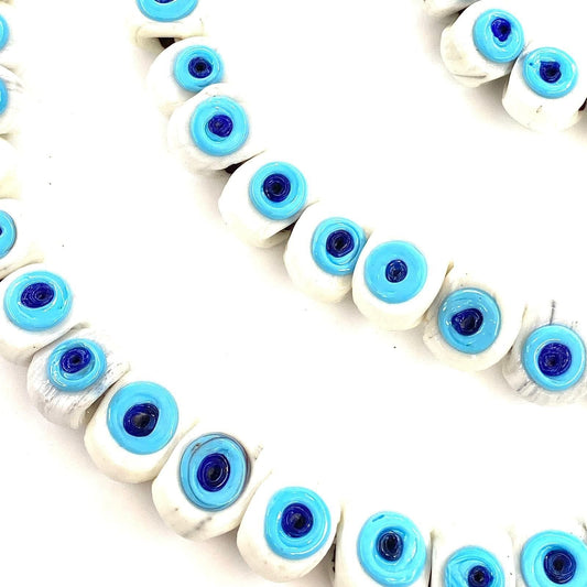 Calf's Eye Evil Eye Beads 15 mm -12 