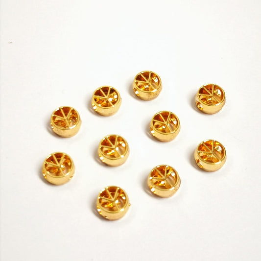 Gold 8 mm Peace Zwischenwerkzeug