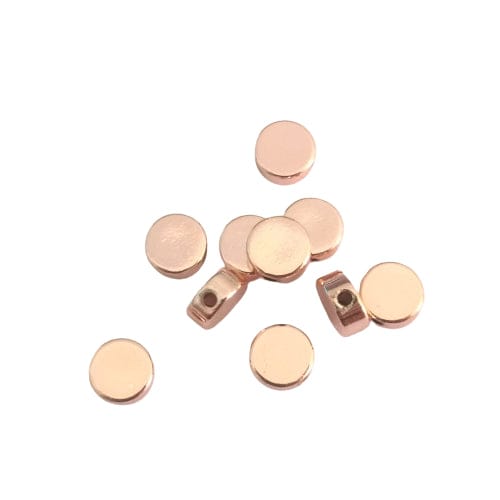 Rose Gold Plated 8mm Circle Spacer