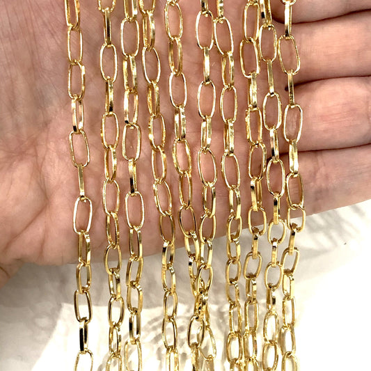 Gold Plated 7x15mm Chain