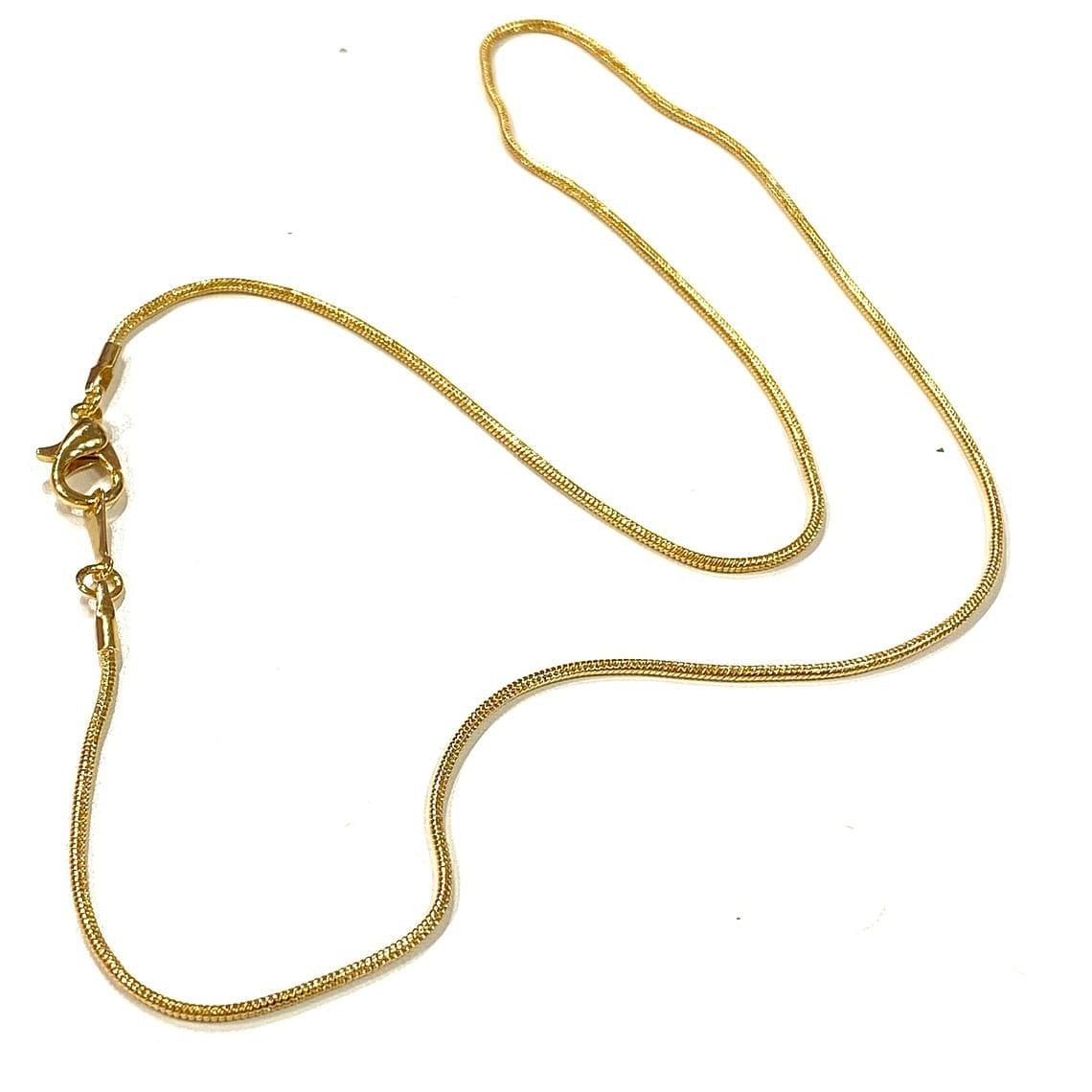 Gold Plated Snake Necklace Chain