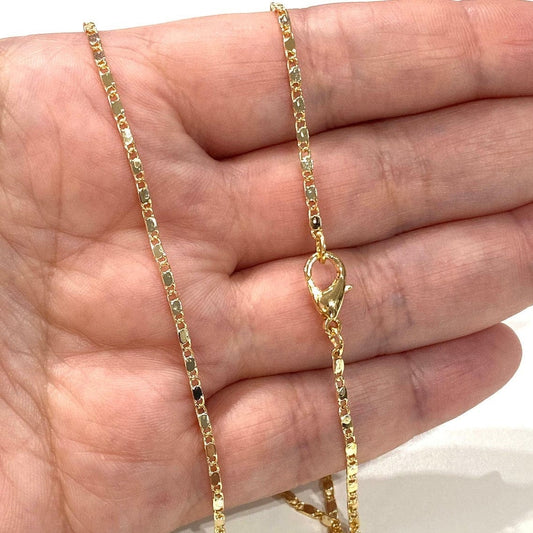 Gold Plated Jewelery Ready Made Necklace Chain