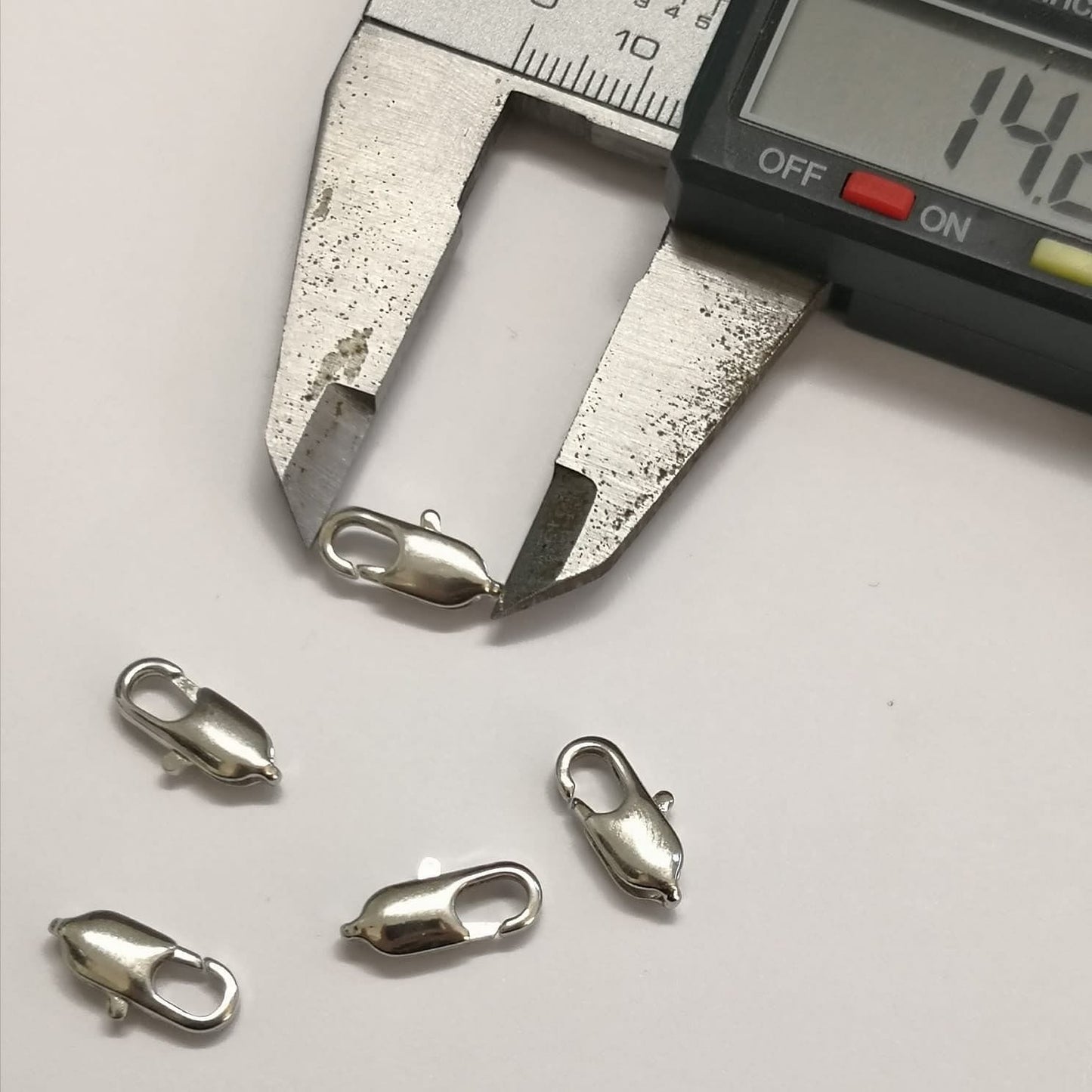Rhodium Plated Jewelry Clip