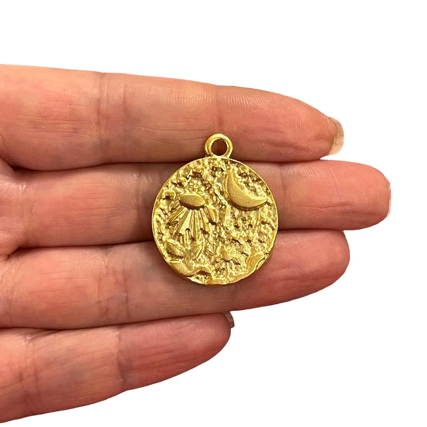 Matte Gold Plated Pendant -9