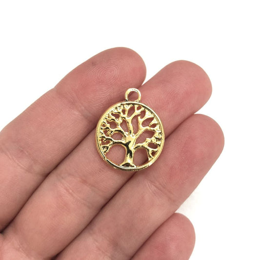 Gold Plated Tree of Life Pendant
