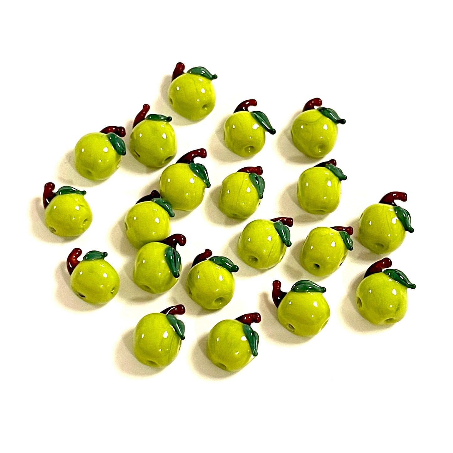Muranoglas Grüner Apfel