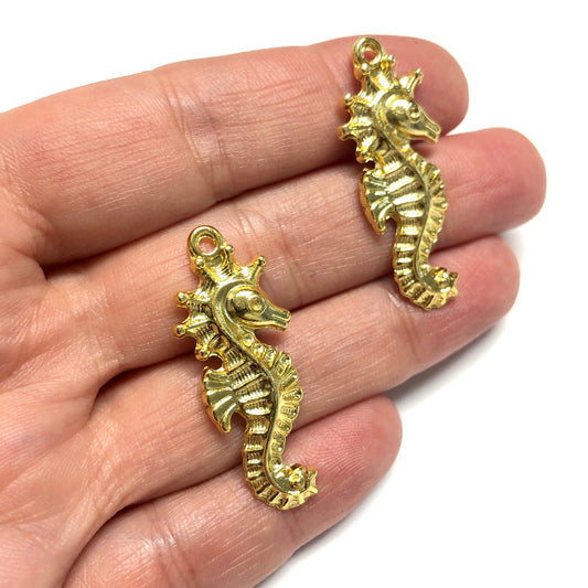 Altın Kaplama Deniz Atı Sallantı Aparatı