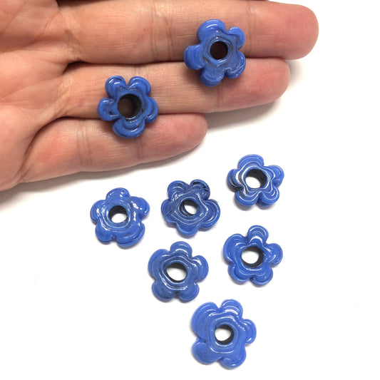 Ocak Boncuğu Koyu Leylak Çiçek