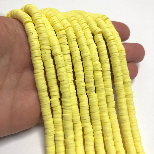 Polymer Clay 6 Fimo mm- 35 -Light Phosphor Yellow