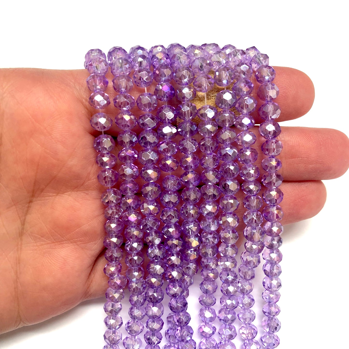 Chinese Crystal 6mm - 23 - Transparent Janjan Lilac